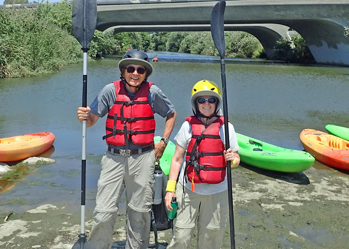 Kayaking on LA River