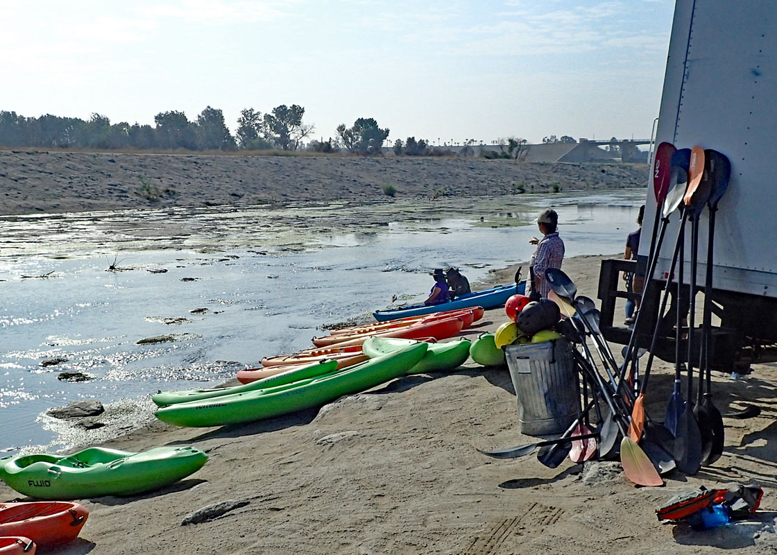 Kayaking on LA River